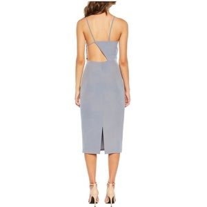 Bardot Dusty Blue Midi Dress XS